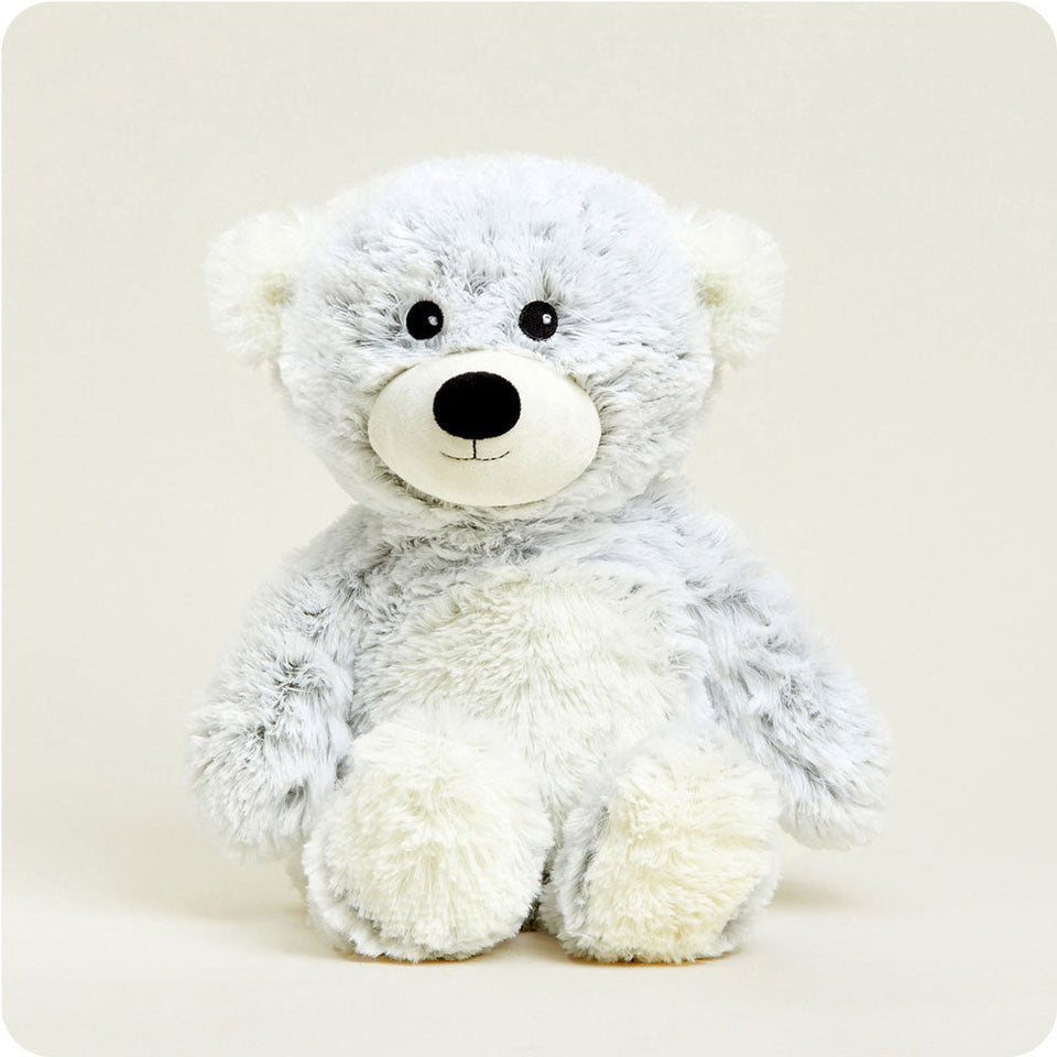 Gray Marshmallow Bear Warmies - Comfort Made Simple