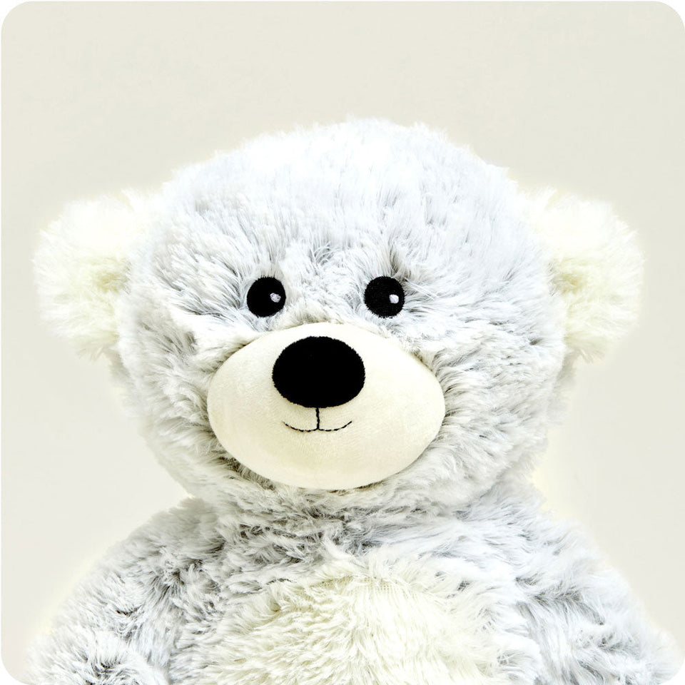 Gray Marshmallow Bear Warmies - Comfort Made Simple