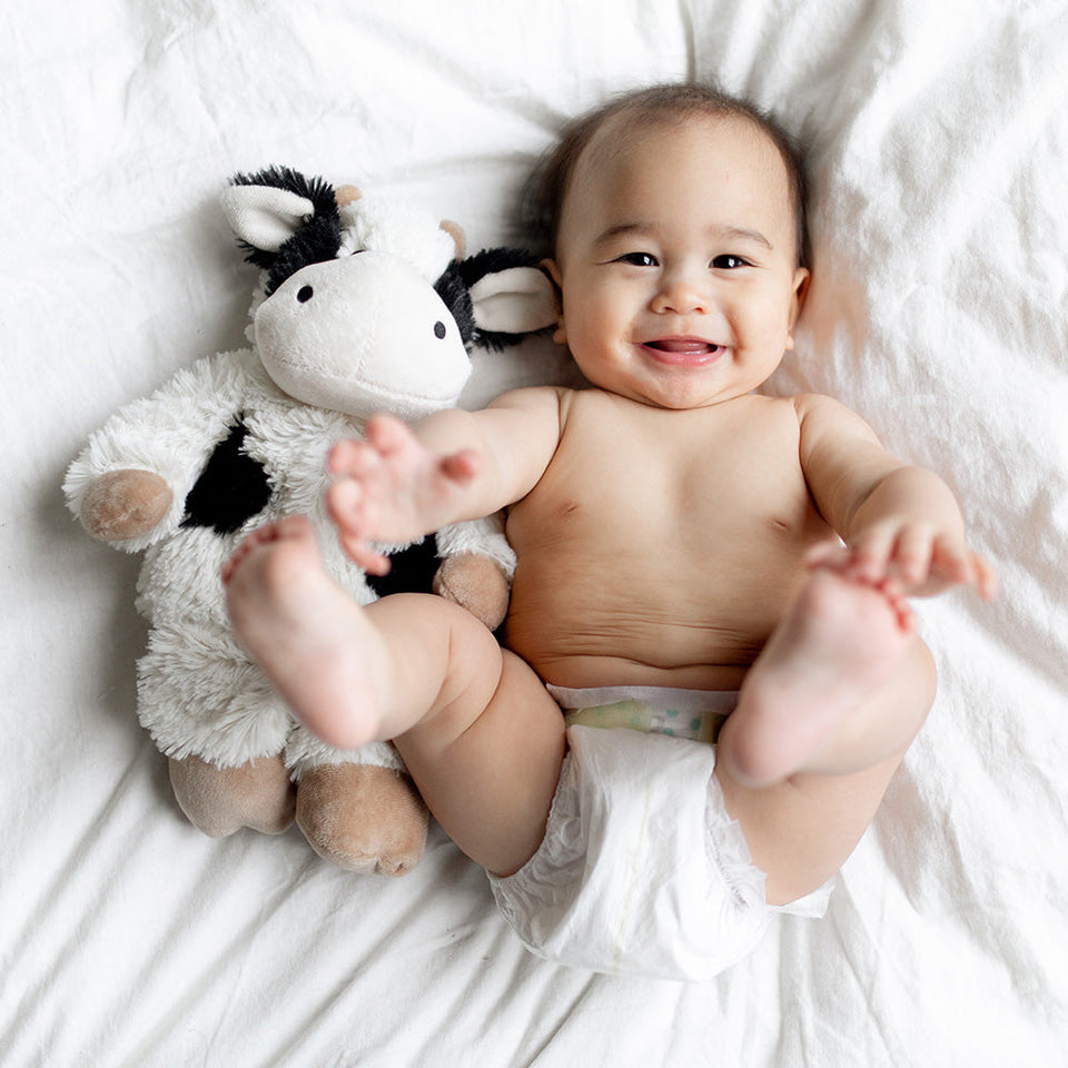 Black and White Cow Warmies - Soft Cuddle Favorite