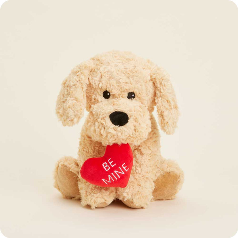 Be Mine Golden Dog Warmies - Gentle Rest Companion