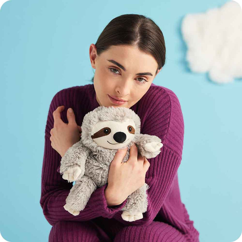 Gray Sloth Warmies - Restful Home Favorite