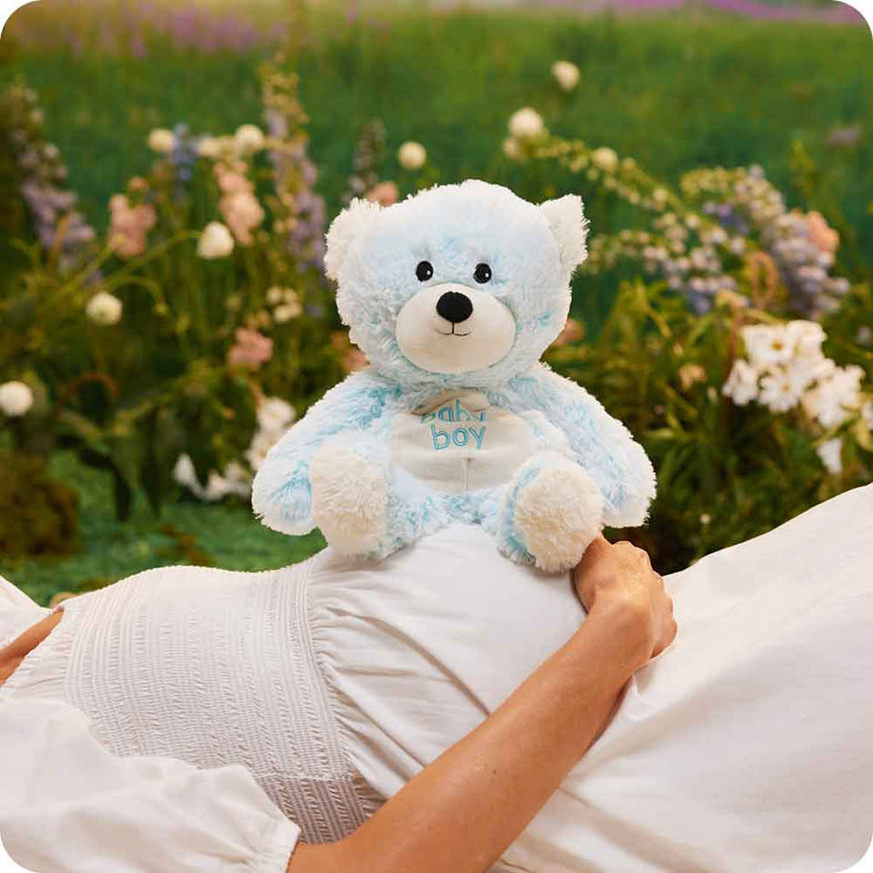 Baby Boy Bear Warmies - Cozy Gift Choice