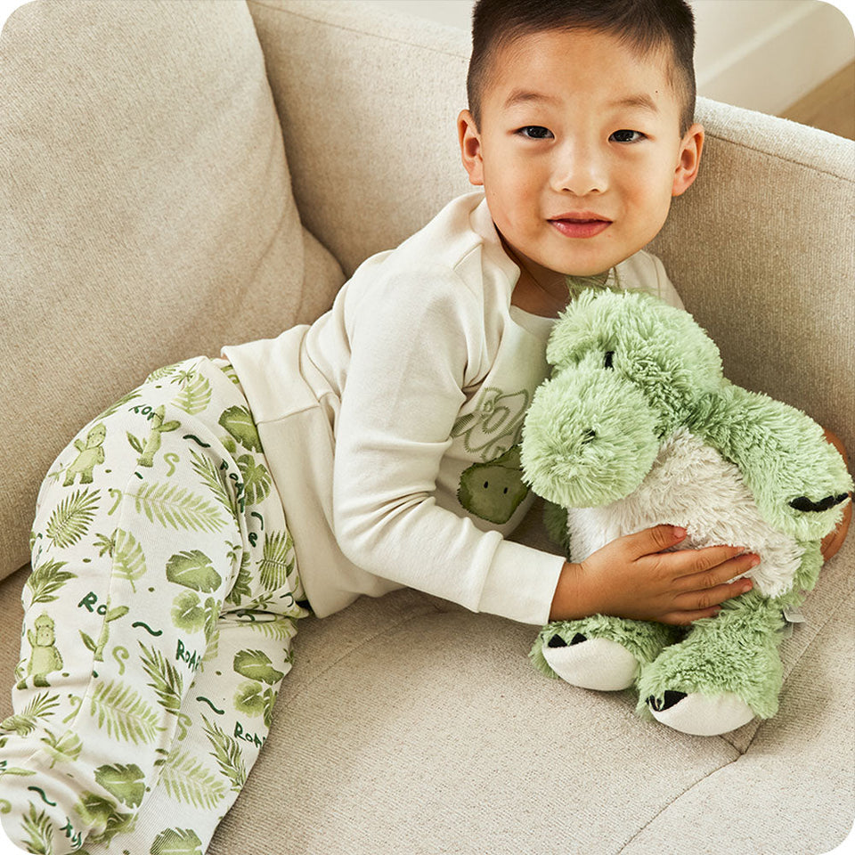 Green Dinosaur Warmies - Warm Comfort Essential