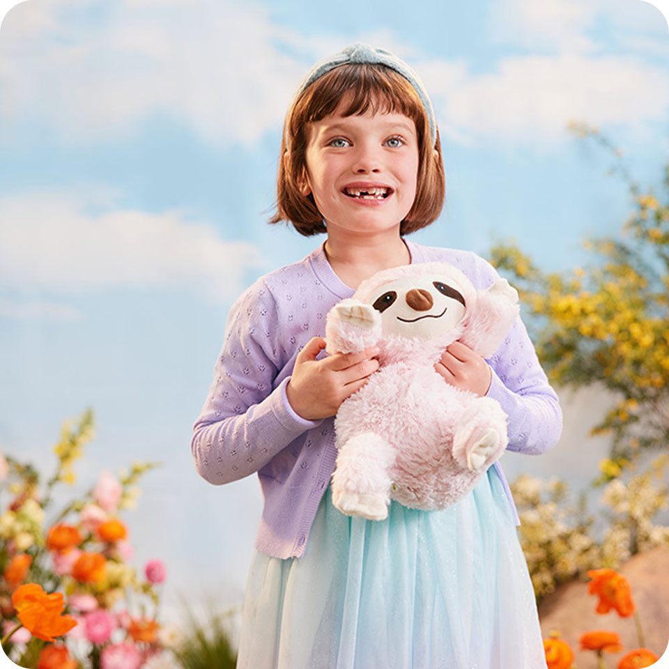 Pink Sloth Warmies - Restful Home Favorite