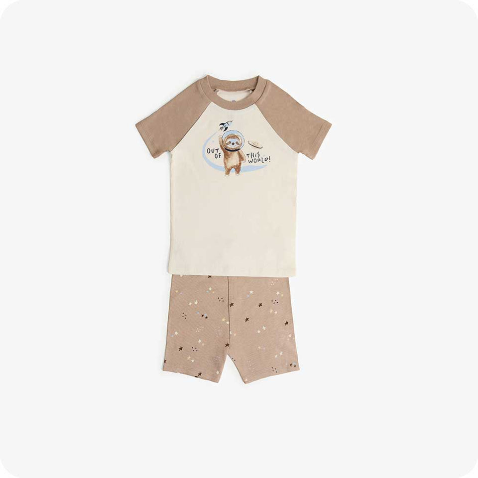 Sloth Shorties Pajamas - Cozy Night Style